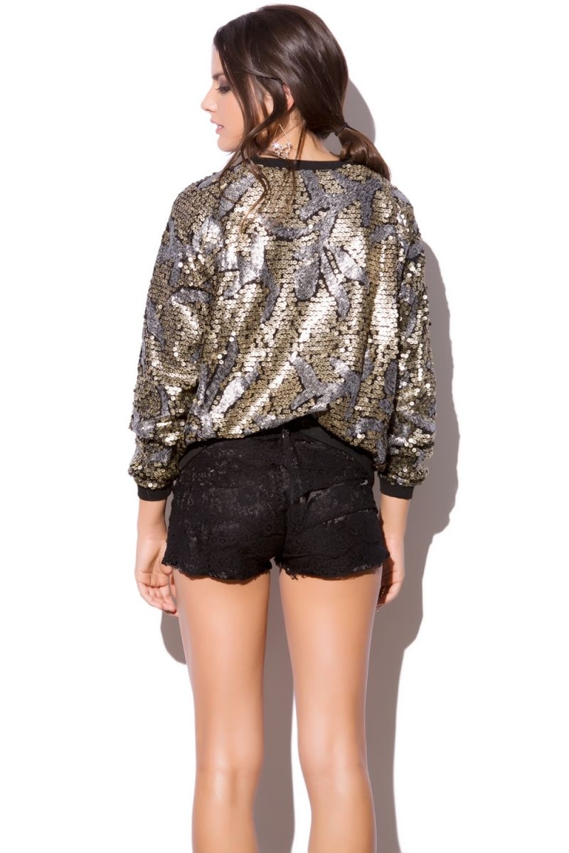 Jersey Lentejuelas  Dorado